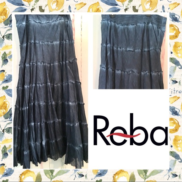 REBA TIERED PEASANT SKIRT      NWOT - Picture 1 of 10